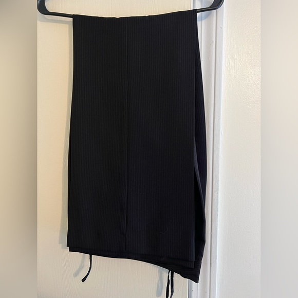 Black Pinstripes Suit Jacket and Pants - Picture 4 of 6